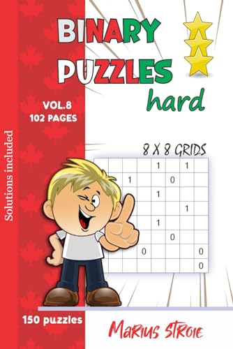 Binary Puzzles - hard, vol. 8